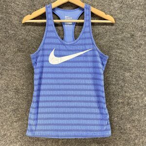 Nike Tee Women S Small Activewear Purple Sleeveless Athletic Cut Racerback